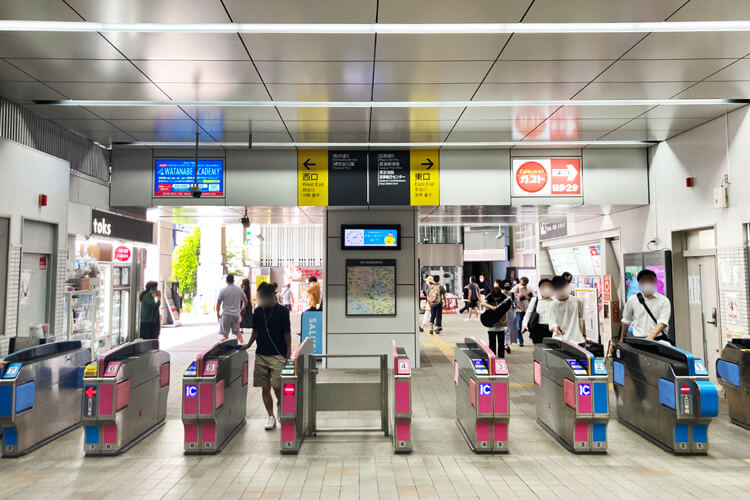 駅からの道のり